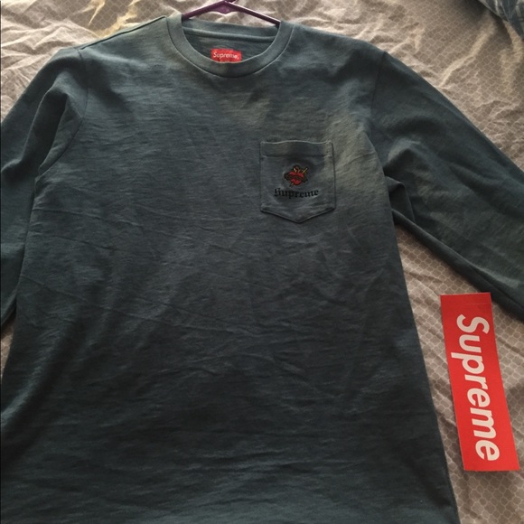 teal supreme shirt